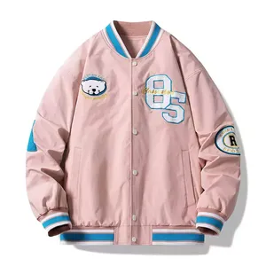OEM ODM personalizado para hombre Varsity chaqueta con mangas de cuero College Baseball Letterman chaquetas fabricante de fábrica - Product Image 4