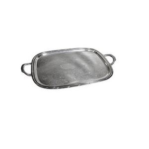 Plateau de service en métal de haute qualité avec poignée décorative pour l'affichage de table de délicieux ustensiles de cuisine - Product Image 4