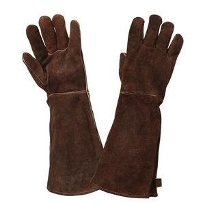 Professionally Full <b>Finger</b> Cowhide Leather Welding <b>Gloves</b> Heavy Duty Comfortable Hand Grips Protective Breathable Welding <b>Gloves</b> - Product Image 1