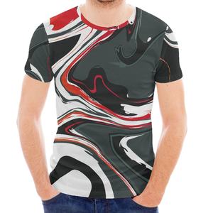 Camiseta deportiva de secado rápido para hombre de manga corta con estampado de sublimación, camiseta para hombre más vendida - Product Image 3