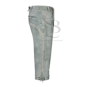 Pantalones Cortos de Cuero Bávaro Estilo Urbano para Hombre, Cintura Media Personalizada, Buena Calidad, Ropa Tradicional - Product Image 3