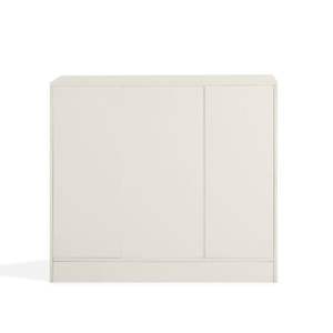 Commode de rangement moderne polyvalente en MDF blanc à 3 tiroirs de style européen avec design français pour le salon et la chambre à coucher - Product Image 5