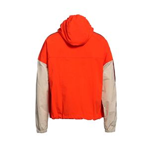 Chaqueta cortavientos de tela arrugada de secado rápido con forro de malla personalizado para hombre, abrigo Anorak de calle de talla grande para verano, impermeable de nailon - Product Image 2