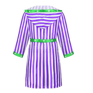 High-Quality Custom Boxing <b>Robe</b> With Embroidery For Athletes Stylish Boxing <b>Robe</b> With <b>Hood</b> And Trim - Product Image 2