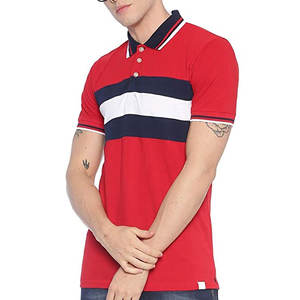 Diferentes diseños OEM Slim Fit Contraste Color Hombres Polos en precio al por mayor Hombres Polo Camiseta - Product Image 4