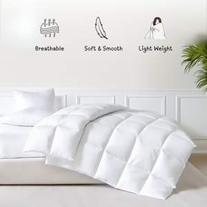 Premium Quality Duvet Insert Comforter with Microfiber Filling | Lightweight All Season Hotel <b>Quilt</b> <b>Bedding</b> - Product Image 2