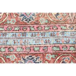 Alfombra Turca Vintage de Lana Azul, 2x7.4 pies (60x225 cm) - Product Image 5