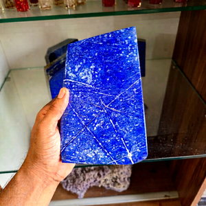 Piedra de Lapislázuli Natural en Forma Libre, Pulida, para Curación, Decoración del Hogar, Reiki, Meditación, Regalo - Product Image 1