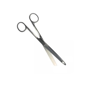 ¡Novedad de 2025! Tijeras quirúrgicas abdominales manuales Doyen, tijeras rectas de vendaje médico de acero inoxidable, Material plástico - Product Image 2