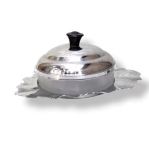 Cacerola de acero inoxidable de lujo de Venta caliente con vajilla de inauguración de la casa acabada en plata - Product Image 5