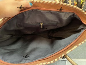 Bolso de mano con flecos Banjara para mujer, elegante monedero de cuero, nuevo diseño, bolsos de cuero genuino para mujer, multiusos - Product Image 6