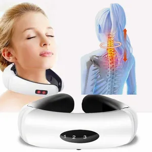 Electric Pulse Infrared Physiotherapy Smart Portable Pain Relief Shiatsu Mini Ems Cervical Neck Massager