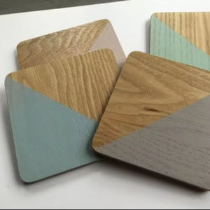 Ensemble de sous-verres en résine époxy POOP et bois modèle de tasse élégant sous-verre bon prix pour une utilisation artisanale - Product Image 1