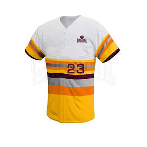 Nouveau style uniforme de baseball uniforme de baseball à séchage rapide bon marché uniforme de baseball de prix de gros - Product Image 2