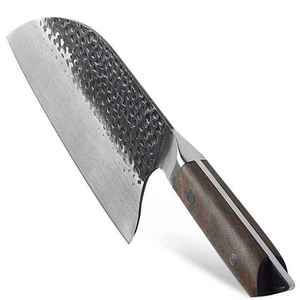 Couteaux de chef personnalisés de qualité supérieure Couteau de cuisine de chef à haute teneur en carbone fait à la main avec étui en cuir - Product Image 5