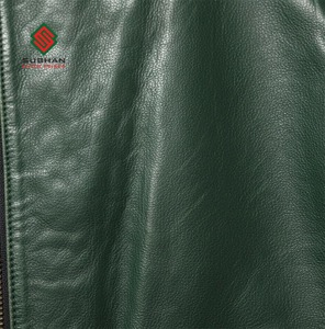 Blouson aviateur en cuir synthétique vert A-2 fait main |   Vêtements d'extérieur d'hiver décontractés pour hommes |   Manteau aviateur classique Doublure en laine |   Offrez-lui un cadeau - Product Image 4