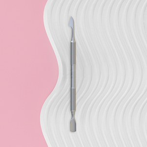 Manicure Instruments Double Ended Knife and Spoon <b>Cuticle</b> <b>Nail</b> <b>Pushers</b> Portable 2 in 1 <b>Cuticle</b> <b>Pushers</b> Surgical Stainless steel - Product Image 2