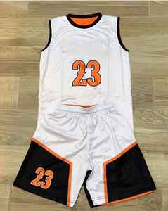 Uniforme de basket-ball unisexe personnalisable de haute qualité, ensemble grande taille et respirant, maillot de basket-ball imprimé d'été - Product Image 4