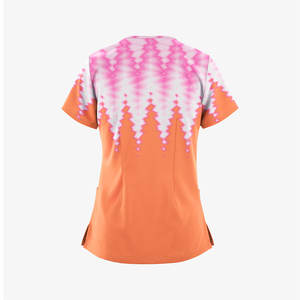 Combinaison de travail en coton confortable, tissu extensible, léger, écologique, dernier design pour les femmes professionnelles en milieu hospitalier, OEM - Product Image 2