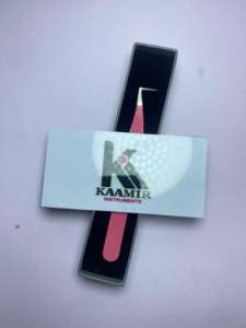 Pince à épiler professionnelle d'extension de cils de botte de volume de 90 degrés d'acier inoxydable de prix usine avec la boîte adaptée aux besoins du client - Product Image 4