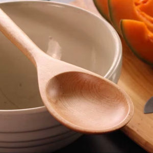 Cuillères en bois jetables écologiques de haute qualité, modernes et économiques, pour la cuisine, les fêtes, le mélange, le raclage et le retournement - Product Image 1