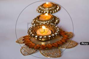 Nuevo portavelas de cristal de Oriente Medio y difusor de incienso técnica pulida - Product Image 2