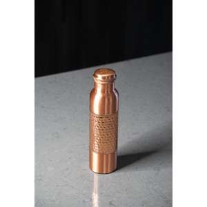 High Quality Copper <b>Bottle</b> Health Beneficial American Style Copper <b>Water</b> <b>Bottle</b> Metal Handcrafts Ayurvedic Certified <b>Bottles</b> - Product Image 5