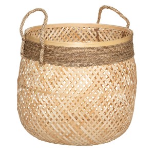 Hot Top Product Bamboo <b>Rattan</b> Handicraft <b>Laundry</b> Bag <b>Basket</b> Decoration <b>Basket</b> Natural Handmade Room Furniture Decor - Product Image 2