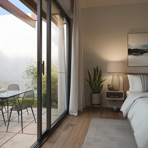 Lowes Sliding Glass Patio <b>Doors</b> Thermal Insulated Sliding <b>Mirror</b> <b>Door</b> for Living Room Dining Office Garden Various Applications - Product Image 1
