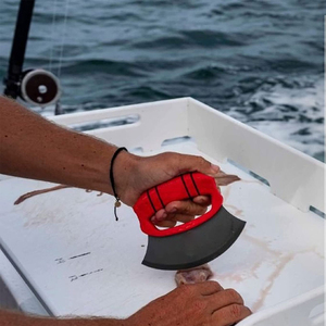 มีดสแตนเลสดามัสกัสเหล็กอูลูแฮนด์เมดใช้งานหนักมีดเชฟมือจับไม้สำหรับงานตัดหนักอาหารจานด่วนสำหรับเตรียมอาหารมือขวา - Product Image 6