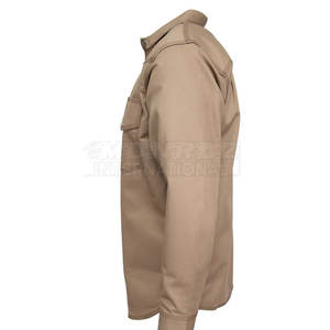 OEM <b>Flame</b> Resistant Welding fr <b>Shirt</b> Durable Or Cotton Blend fr Welding <b>Shirt</b> For Oil Gas Industry Custom Safety Uniform - Product Image 4