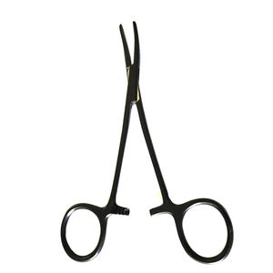 Venta al por mayor Mosquito Hemostat Bloqueo Fórceps 5 pulgadas curvado completo dentado mandíbulas de acero inoxidable fórceps médicos - Product Image 6