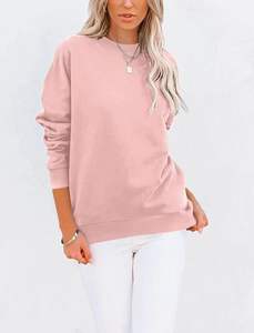 Sweat-shirt décontracté de qualité supérieure, élégant, à enfiler, à la mode, confortable, avec corde, à revers mince pour femmes - Product Image 4