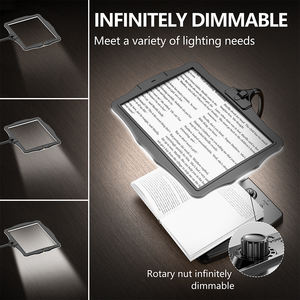 Loupe de table détachable blanche avec 48 LED, grossissement 1,8X, loupe éclairée pour la lecture, loupe de table de bureau - Product Image 4