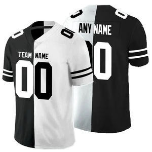 Camisetas de fútbol americano de manga corta personalizables para hombre, ropa deportiva con logotipo personalizado bordado para ocio al aire libre - Product Image 1
