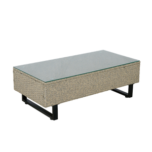 WS324.1 Ensemble de canapé moderne en poly rotin et osier 3 pièces de qualité supérieure, cadre de revêtement en poudre pour l'extérieur, vente promotionnelle pour appartement, cour - Product Image 6