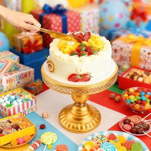 Luxury Metal Cake Stand with Strong Base and Smooth Texture, Ideal for Cakes, Cupcakes, <b>Pastries</b>, and Event Decoration - Product Image 5