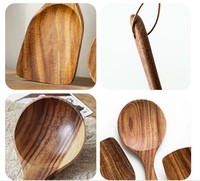 Best Beoordeelde Duurzame Natuurlijke Teak Houten Keukengerei Set Houten Lepels Spatel Voor Het Koken Van Stijlvolle Crock Ontwerp Voor Thuisgebruik