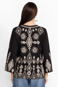 White Leopard Pattern Mandarin Collar <b>Flare</b> Sleeves Women's Spring Thin Long-Sleeved <b>Coat</b> Shirt Fashion Korean Tops - Product Image 4