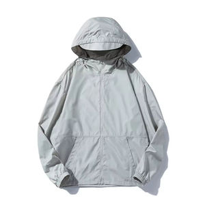 Veste coupe-vent légère à capuche pour homme, imperméable, protection solaire UPF 50, anti-UV, respirante, séchage rapide, manches longues - Product Image 5