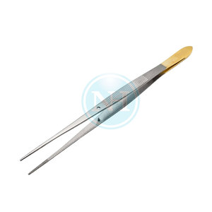 Kẹp băng vết thương thẳng có răng cưa bằng thép không gỉ dùng cho các ứng dụng y tế Kẹp băng vết thương thẳng có răng cưa đầu nhọn - Product Image 1