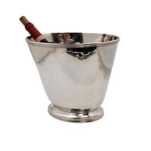 Refroidisseur de vin en métal de conception martelée personnalisée finie polie de luxe pour les restaurants d'hôtel et les accessoires de bar seau à glace - Product Image 2