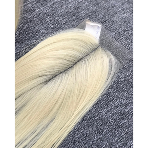 Extensiones de cabello Remy recto de hueso del vendedor caliente Cabello vietnamita de alta calidad con cierre Rubio para mujeres negras de Vietnam - Product Image 2