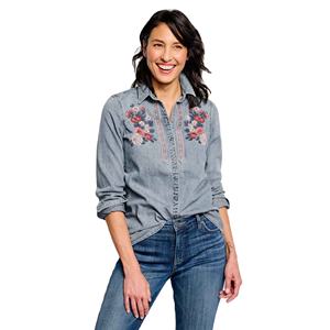 Top Selling Breathable Eco Friendly <b>Cheap</b> Priced Customized Design Women's Adult Size Rhinestone Denim Top For Women - Product Image 1