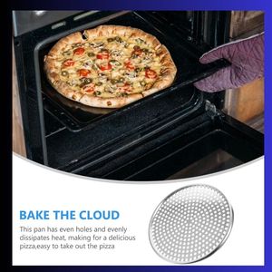 ถาดอบพิซซ่าอลูมิเนียมตาข่ายสแตนเลสแบบใช้แล้วทิ้งตาข่ายทำจากสเตนเลสตาข่ายทำบาร์บีคิวออกแบบโลโก้ได้ตามต้องการ - Product Image 4