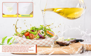 Barquette alimentaire en papier kraft brun en forme de bateau 6x4x1.6cm, pour la rentrée scolaire, écologique, lavable au lave-vaisselle, résistante, pour les collations à emporter - Product Image 5