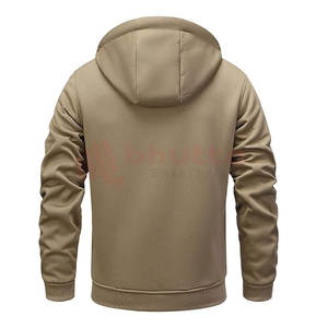 Sudadera con capucha de lana Sherpa personalizada con estampados personalizados Sudadera con capucha elegante y cálida para la moda de invierno Sudaderas con capucha de mezcla de algodón básicas - Product Image 2