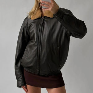 เสื้อแจ็กเก็ตผ้าลูกฟูกสำหรับผู้ชาย, เสื้อแจ็กเก็ตกันหนาวย้อนยุคขนาดใหญ่มีปกแขนยาวลายพราง - Product Image 3