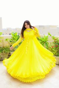 Salwar Kameez en Georgette, vêtements traditionnels indiens pour femmes, pour les mariages, les fiançailles, les fêtes, les prochaines fêtes - Product Image 2