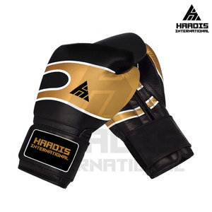 Guantes de boxeo transpirables, guantes de entrenamiento de alta calidad con logo personalizado, venta al por mayor - Product Image 4